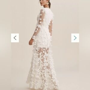 Helsi Blair Long-Sleeve V-Neck Floral Maxi Dress